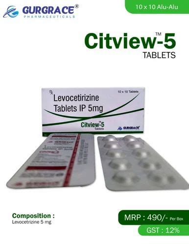Levocetirizine 5 Mg Tablet For Hospital At Rs 490box In Panchkula
