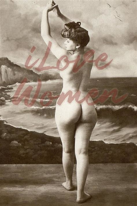Vintage Nude Female Butt