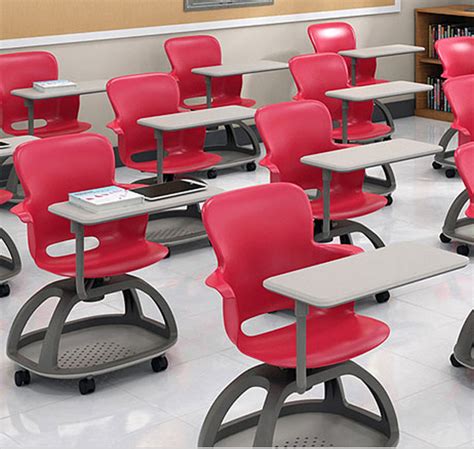 Ethos Series Mobile Chair Desk School Furniture School Desks Mobile