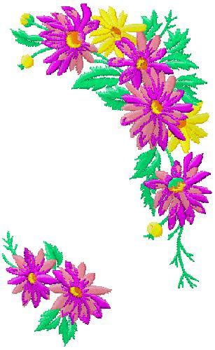 Floral Border Embroidery Machine Design Free Embroidery Design