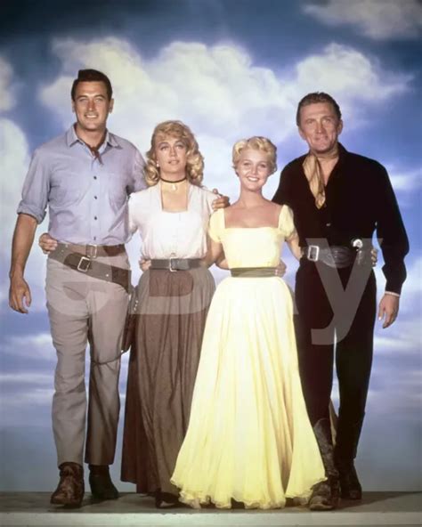 The Last Sunset 1961 Rock Hudson Kirk Douglas Cast 10x8 Photo 848