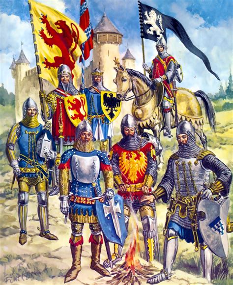 German Knights 14th Century Medieval World Medieval Knight Medieval