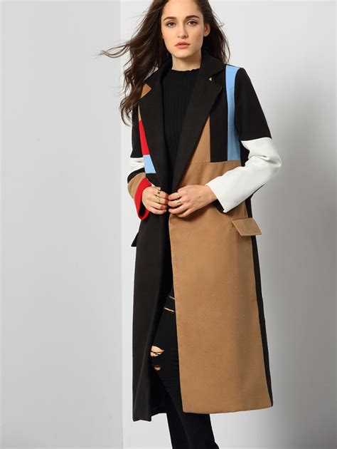 Color Block Trench Coat Wardrobe Mag