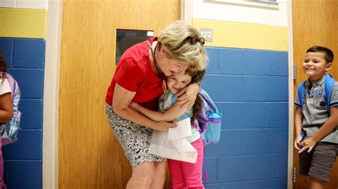 Teachers Greet Students Every Morning With Hugs Handshakes And Fist