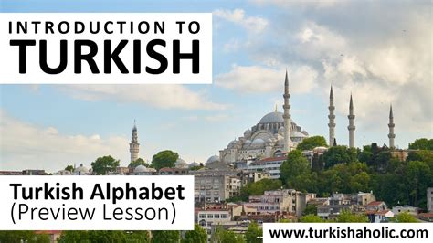 Learn The Turkish Alphabet With Pronunciation Youtube