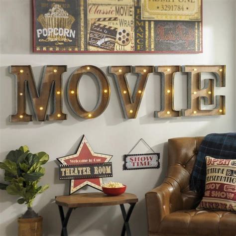 20 Collection Of Home Theater Wall Art