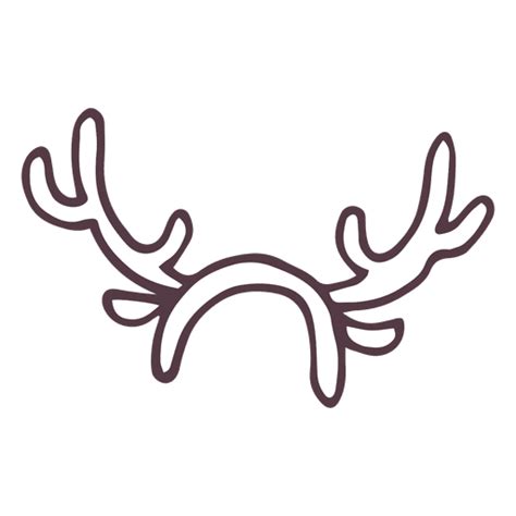 Reindeer Antler Outline