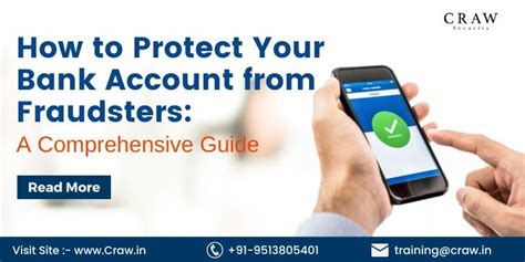 How To Protect Your Bank Account From Fraudsters A Comprehensive Guide