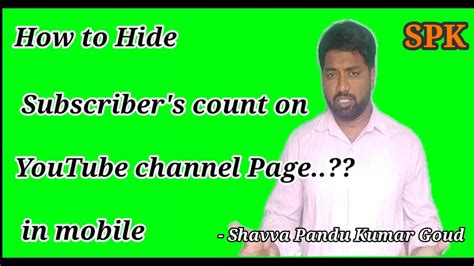 Join facebook to connect with prince pandu møñârçhy and others you may know. How to hide subscribers in Youtube |Shavva Pandu Kumar ...