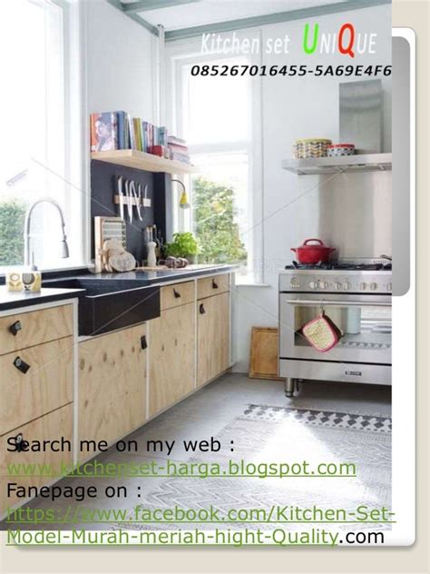 dapur minimalis desain dapur kecil  kitchen set koh lic