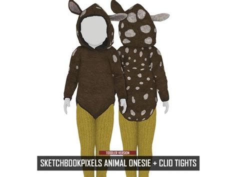Sketchbookpixels Animal Onesie Clio Tights The Sims 4 Download
