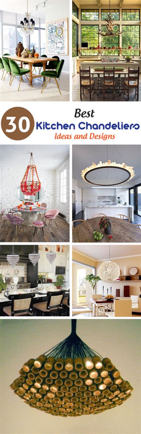 30 Ideas For Beautiful And Innovative Kitchen Chandeliers Interiorsherpa