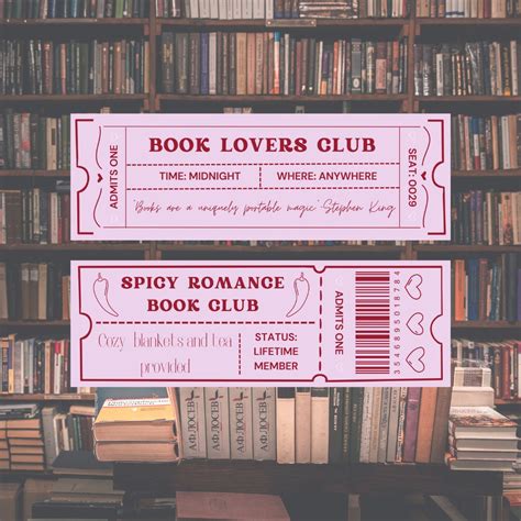 Book Lovers Club Bookmark Bundle Feminist Bookmark Spicy Etsy