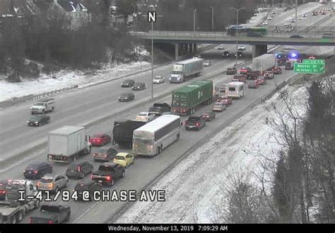 Crash Closes I 94 Northbound Lanes At Lincoln Avenue In Milwaukee