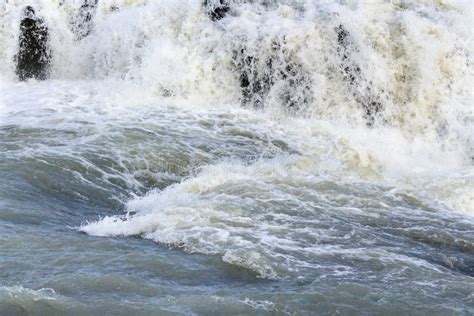Water Stream Of Olfusa River In Gullfoss Waterfall Stock Photo Image