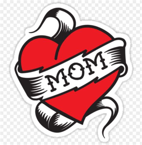 I Love Mom Heart Tattoo Png Mom Tattoo Png Transparent With Clear