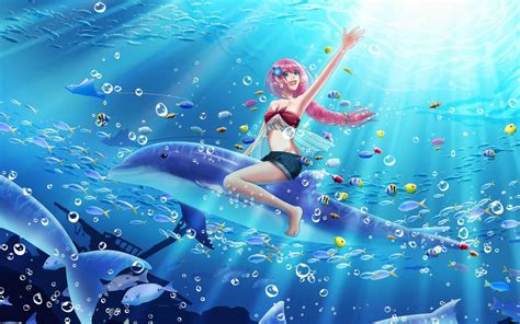 Anime Underwater Wallpaper Underwater