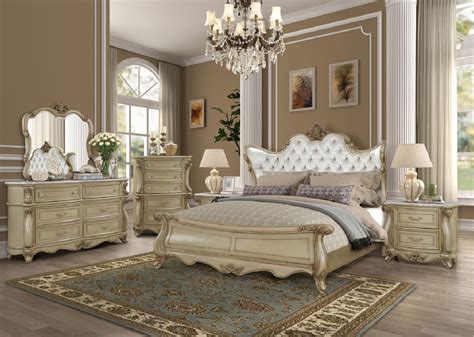 monique 5pc queen bedroom set by new classic furniture