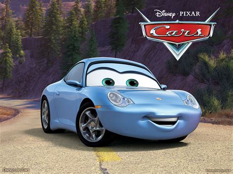 Sally The Porsche Sports Car From Pixars Cars Movie Desktop Wallpaper