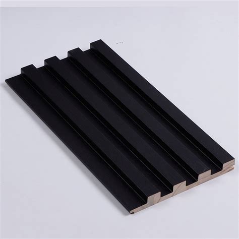Wooden Grain Wall Panels Designs For Decoration Interior Louvers