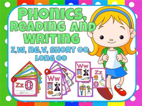 Phonics Reading And Writing For Centers Zw Ngv Short Oo Long Oo