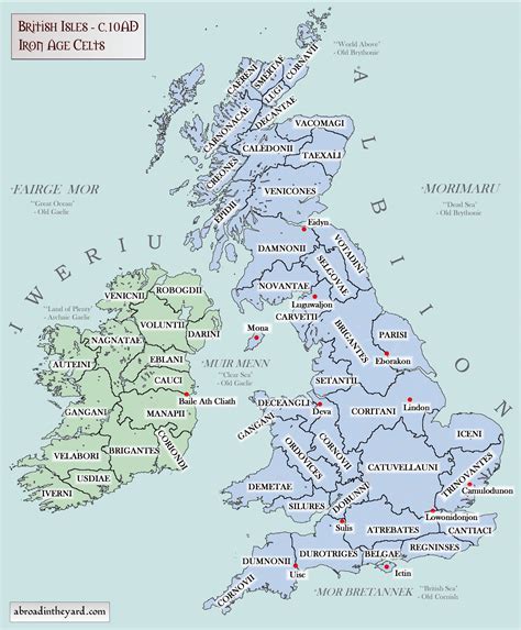 √ British Isles River Map