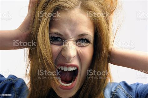 Stressed Girl Screaming Stock Photo Download Image Now 18 19 Years