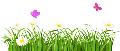 Easter Grass Flowers Transparent Image Png Arts