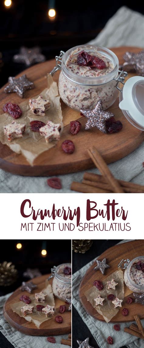 Cranberry Butter - Last Minute DIY Geschenke aus der Küche - Frühstück ...