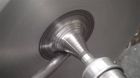 Aluminium Metal Spinning Process Cms Youtube