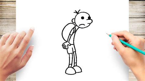 How To Draw Diary Of A Wimpy Kid Step By Step For Beginner Youtube