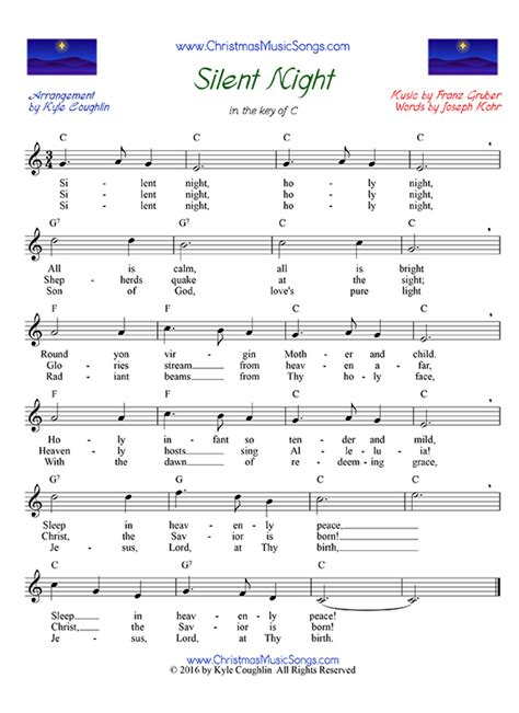 Despite being so old, the carol has remained relevant up to this day! Silent Night free sheet music