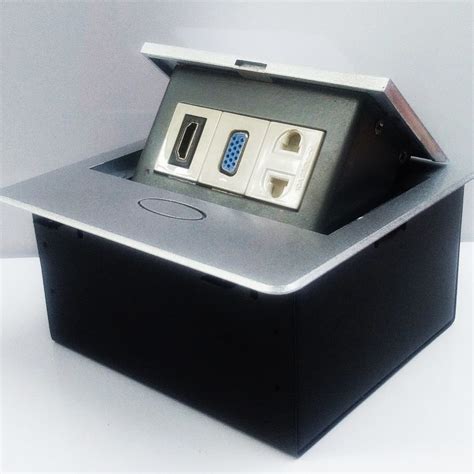 Jual STOP KONTAK MEJA & LANTAI HDMI , VGA & POWER - Jakarta Barat