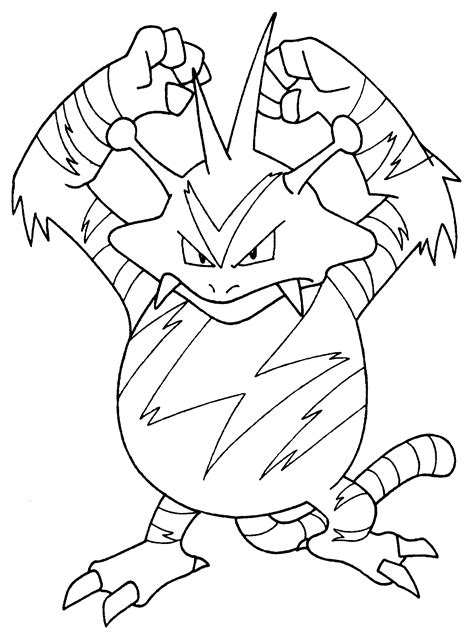 Pokemon Coloring Page Colouring Pages Pinterest