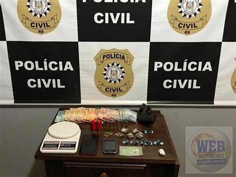 Polícia Civil prende mulher investigada por tráfico de drogas Web Notícias Alegrete