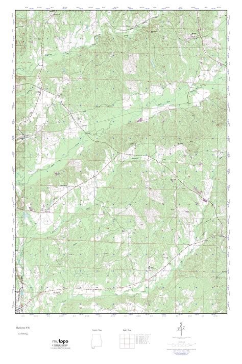 Mytopo Reform Sw Alabama Usgs Quad Topo Map