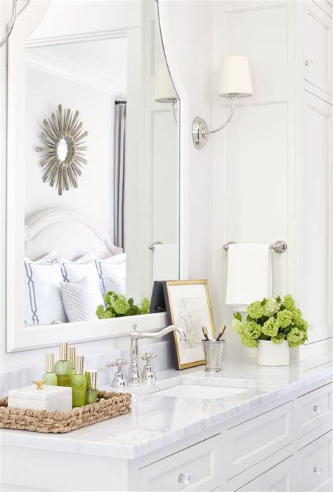Everything in your small bathroom should have a dual purpose—even your soap. The Highlands - Sarah Bartholomew | classic white bathroom ...