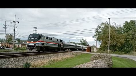 Fast Amtrak Train Youtube