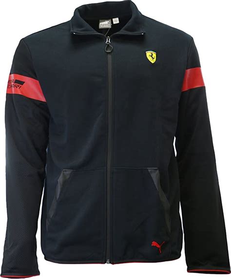 Puma Mens Scuderia Ferrari Sweat Jacket Clothing
