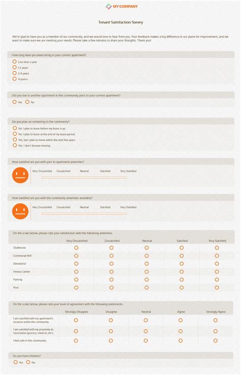 Tenant Satisfaction Survey Template And Questions Sogolytics Survey