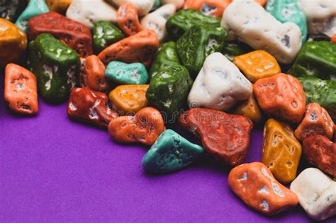 Candy Pebbles Sweets In The Form Of Colored Stones Stock Photo Image