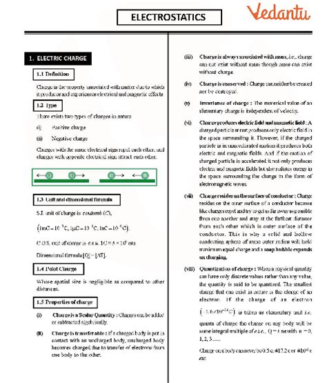 Use the class 8 chapter 2 science. Class 12 Physics Revision Notes for Chapter 1 - Electric ...