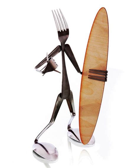 Look At This Fork Surfer Sculpture On Zulily Today Fork Art Spoon