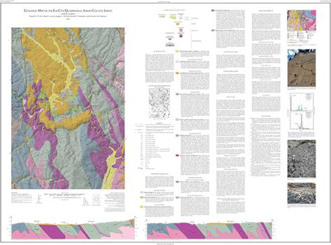 Geologic Map Of The Elk City Quadrangle Idaho County Idaho Idaho