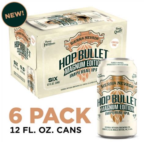 sierra nevada hop bullet magnum edition imperial ipa craft beer 6 cans 12 fl oz fry s food