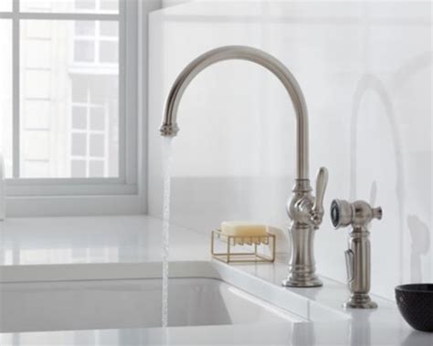 Comparing kohler vs hansgrohe may also be of use if you are interested in such closely related search terms as hansgrohe vs kohler, hansgrohe vs kohler kitchen faucet, grohe vs hansgrohe vs kohler, kohler vs hansgrohe and kohler vs hansgrohe quality. Kohler K-99262-VS Artifacts 2 Hole Kitchen Sink Faucet ...