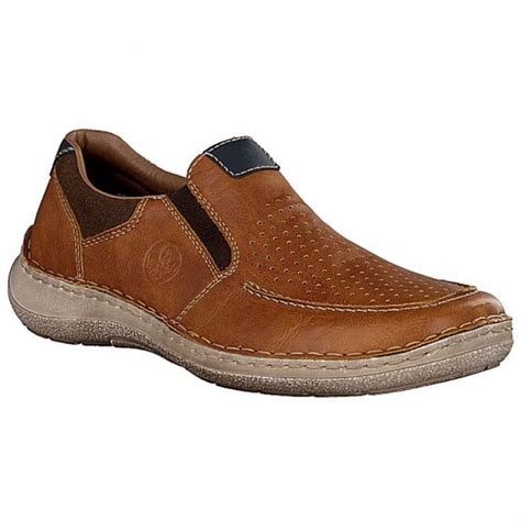 Rieker 03077 22 Tan Slip On Casual Shoes Official Stockist Marshall