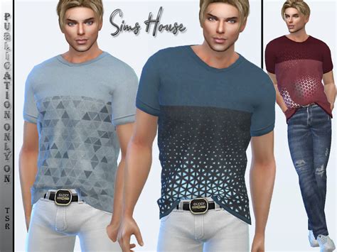 The Sims Resource Mens T Shirt Tucked
