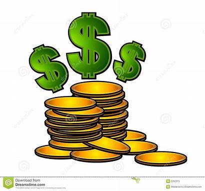 Dollar Signs Coins Gold Money Clipart Sign