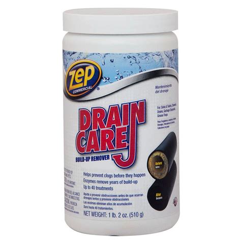 Zep 18 Oz Drain Care Build Up Remover Zdc16 The Home Depot